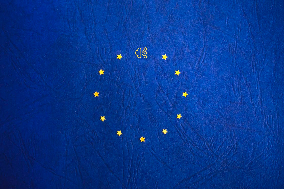 Bandera Unió Europea amb IA